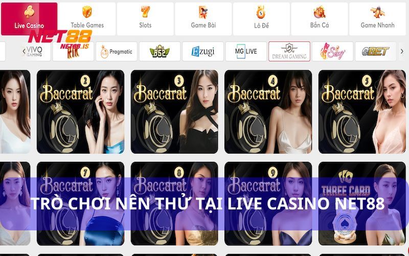 Vì Sao Nên Chơi Live Casino Tại Net88