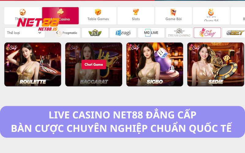Live Casino Net88 Là Gì