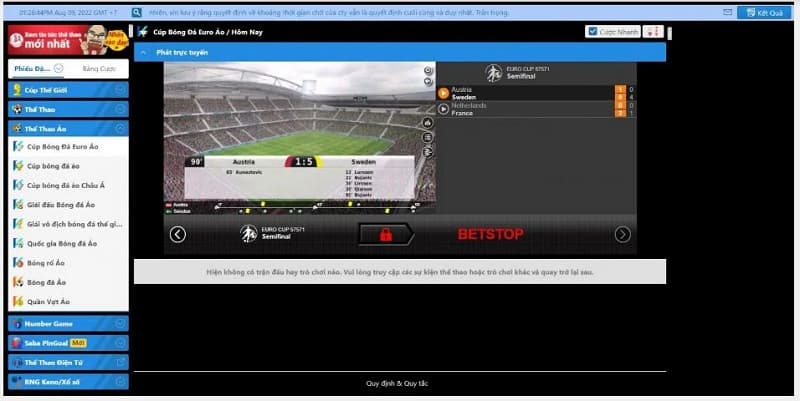 Tỷ lệ cược hấp dẫn tại SABA Thể Thao